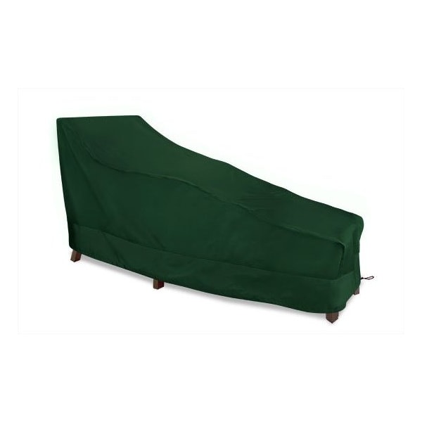 Eevelle Meridian Day Chaise Lounge Cover, Hunter Green, 36 in L x 30 in W x 82 in H MDCHSLNG_36W_82L_30H-HTR - main